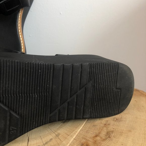 Jonak Paris Black Platform Sandals - Picture 4 of 6